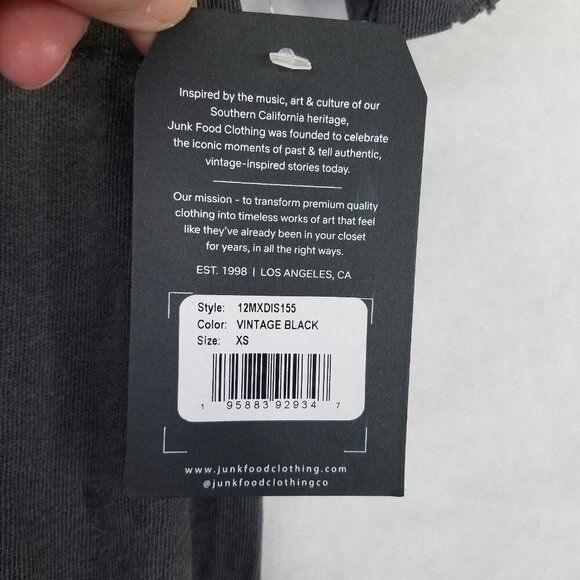 Junk Food T-shirt XS Disney Alice In Wonderland Curiouser Indie Sleeze Grung NEW - Picture 12 of 15